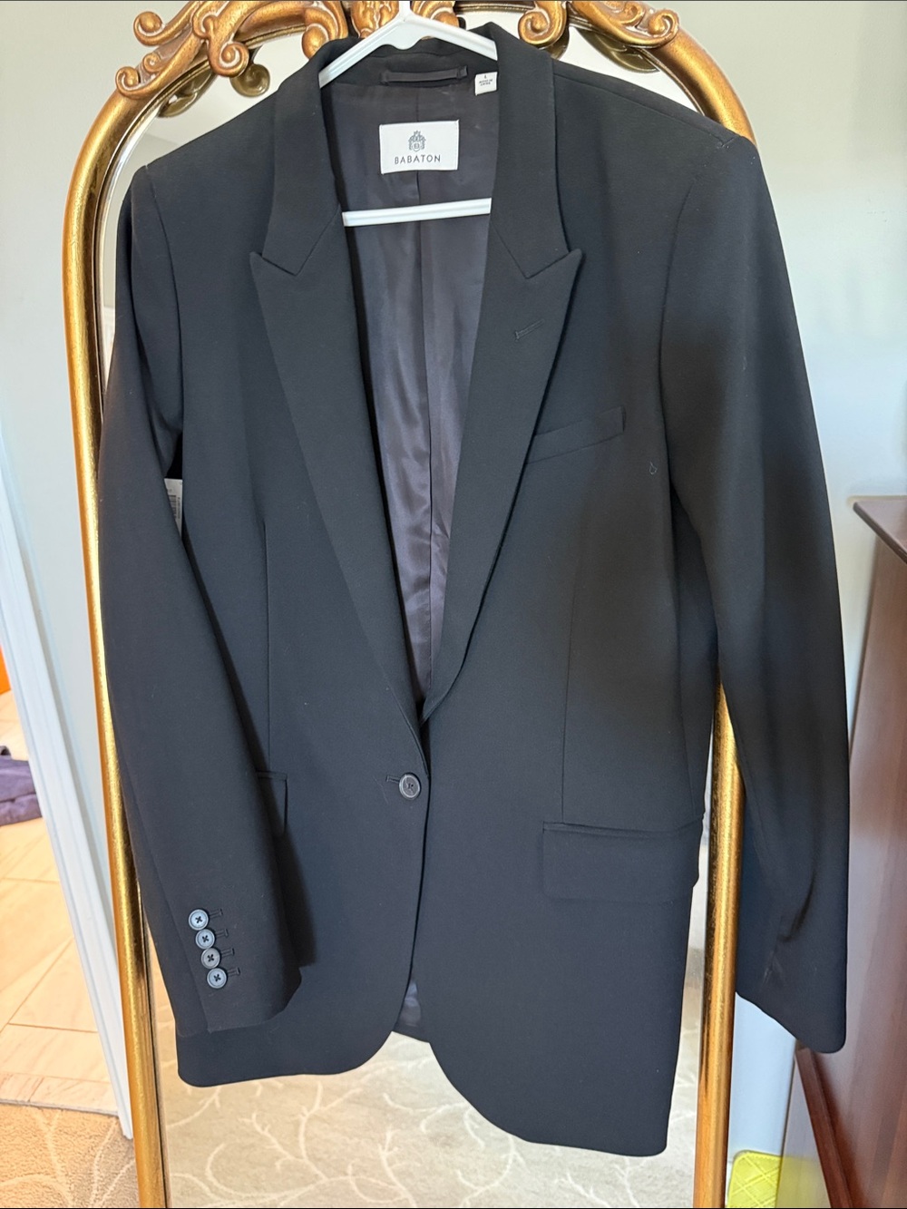 Aritzia’s Babaton Black Single-Button Women’s  Blazer